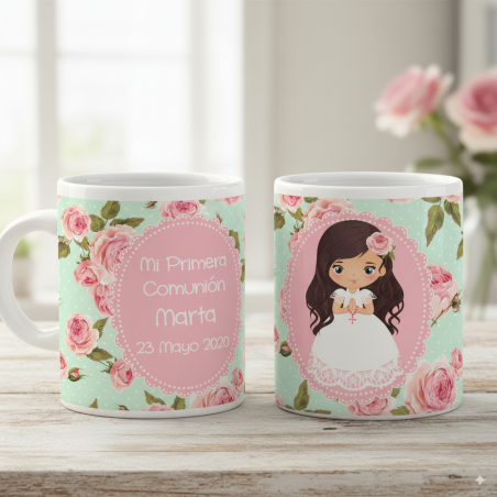 TAZA COMUNIÓN NIÑA 01