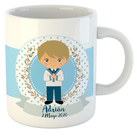 TAZA COMUNIÓN NIÑO