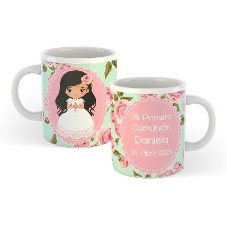 TAZA COMUNIÓN NIÑA 01