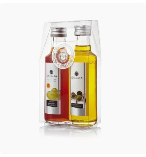 ESTUCHE ACEITE DE OLIVA Y VINAGRE DE JEREZ 100 ml