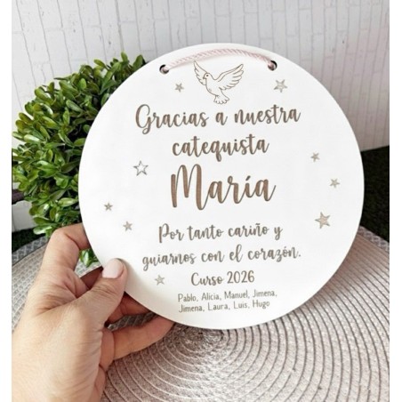 PLACA PARA REGALO CATEQUISTA