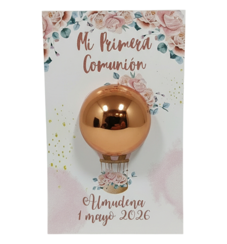 BÁLSAMO BOLA ROSA DECORADO