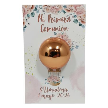 BÁLSAMO BOLA ROSA DECORADO