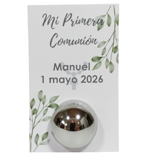 BÁLSAMO BOLA PLATA DECORADO