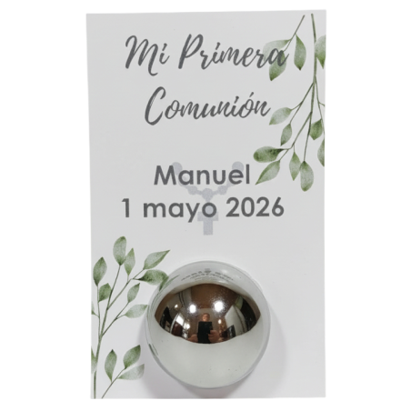 BÁLSAMO BOLA PLATA DECORADO