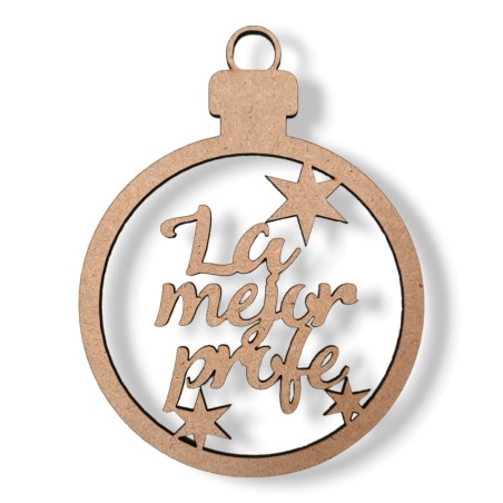 BOLA DE NAVIDAD MEJOR PROFE