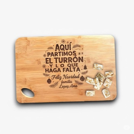 TABLA DE CORTAR PERSONALIZADA PARA NAVIDAD