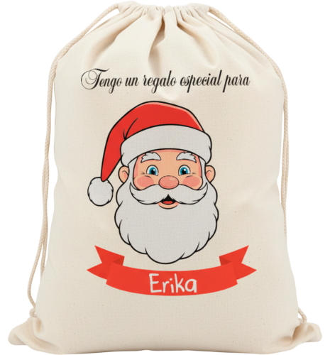 SACO NAVIDAD PERSONALIZADO - PAPÁ NOEL