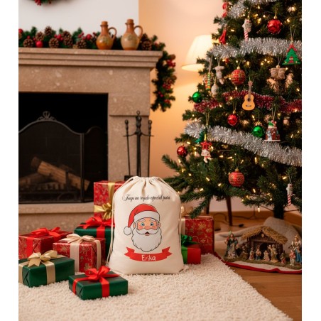 SACO NAVIDAD PERSONALIZADO - PAPÁ NOEL
