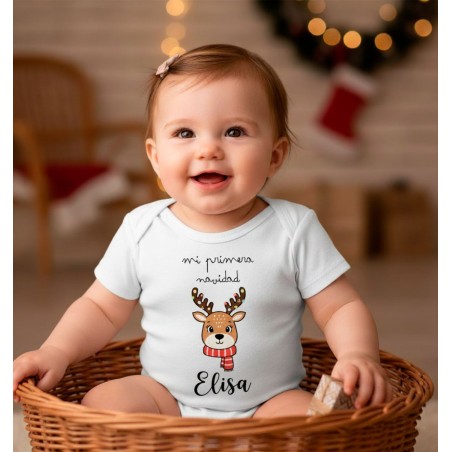 BODY BEBÉ PERSONALIZADO - MI PRIMERA NAVIDAD