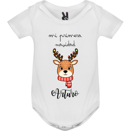 BODY BEBÉ PERSONALIZADO - MI PRIMERA NAVIDAD