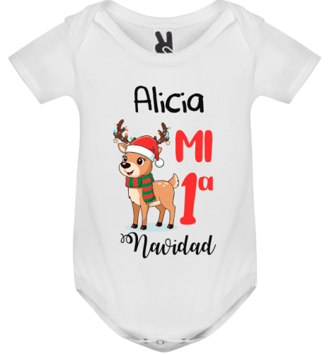 BODY BEBÉ PERSONALIZADO - MI 1ª NAVIDAD