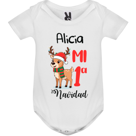 BODY BEBÉ PERSONALIZADO - MI 1ª NAVIDAD
