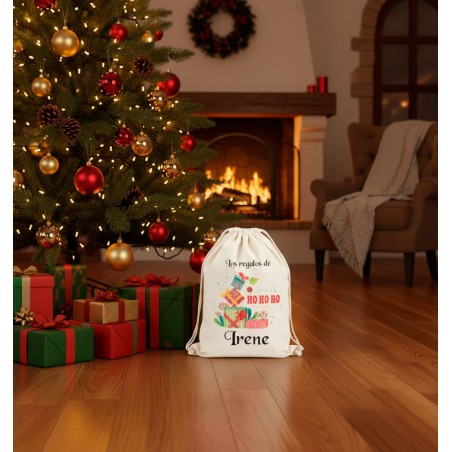 SACO NAVIDAD PERSONALIZADO - HO HO HO