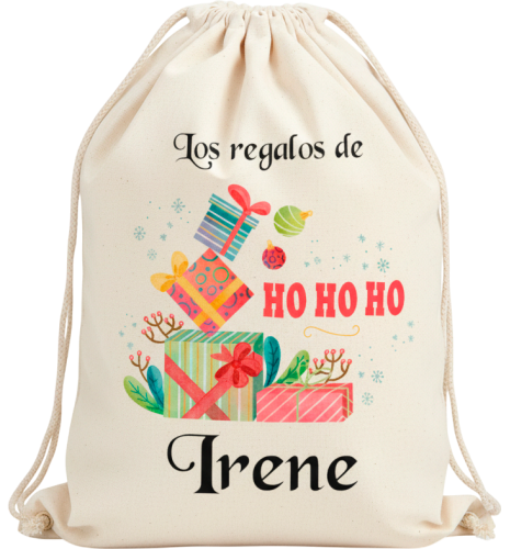 SACO NAVIDAD PERSONALIZADO - HO HO HO