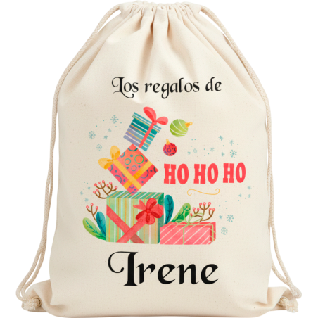 SACO NAVIDAD PERSONALIZADO - HO HO HO