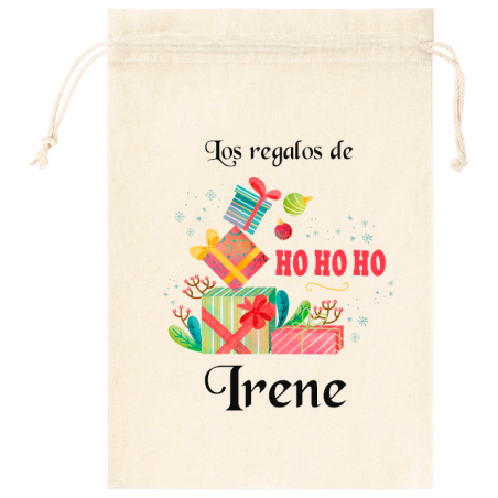SACO NAVIDAD PERSONALIZADO - HO HO HO
