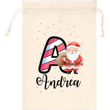 SACO NAVIDAD PERSONALIZADO - INICIALES