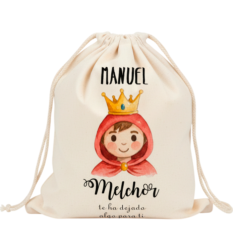 SACO NAVIDAD REY MELCHOR PERSONALIZADO