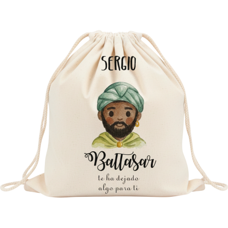 SACO NAVIDAD PERSONALIZADO REY BALTASAR