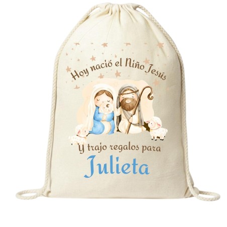 SACO NAVIDAD NIÑO JESÚS PERSONALIZADO
