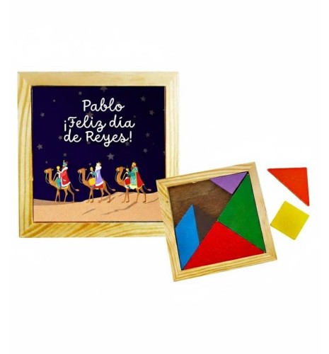 PUZZLE TAMGRAM PERSONALIZADO NAVIDAD