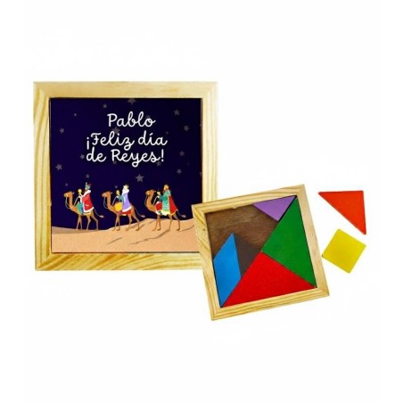 PUZZLE TAMGRAM PERSONALIZADO NAVIDAD