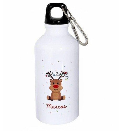 BIDÓN DE ALUMINIO PERSONALIZADO NAVIDAD RENITO