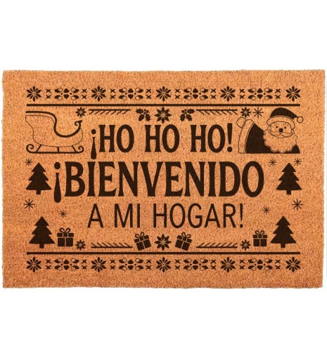 FELPUDO DE NAVIDAD HO HO HO