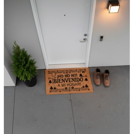 FELPUDO DE NAVIDAD HO HO HO