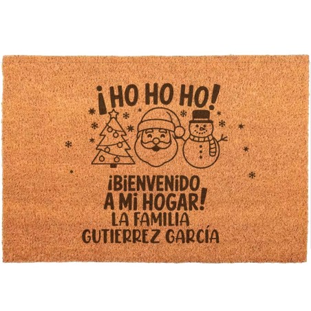 FELPUDO DE NAVIDAD HO HO HO PERSONALIZADO
