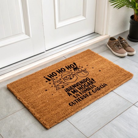 FELPUDO DE NAVIDAD HO HO HO PERSONALIZADO