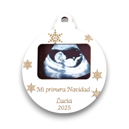 BOLA DE NAVIDAD PARA ECOGRAFÍA