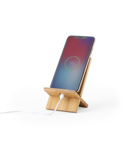 SOPORTE PARA MÓVIL DE MADERA BAMBÚ