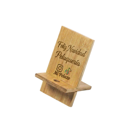 SOPORTE PARA MÓVIL PERSONALIZADO Y DECORADO PARA NAVIDAD