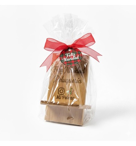 SOPORTE PARA MÓVIL PERSONALIZADO Y DECORADO PARA NAVIDAD