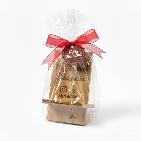 SOPORTE PARA MÓVIL PERSONALIZADO Y DECORADO PARA NAVIDAD