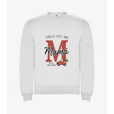 SUDADERA NAVIDAD PERSONALIZADA MAMÁ