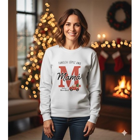 SUDADERA NAVIDAD PERSONALIZADA MAMÁ