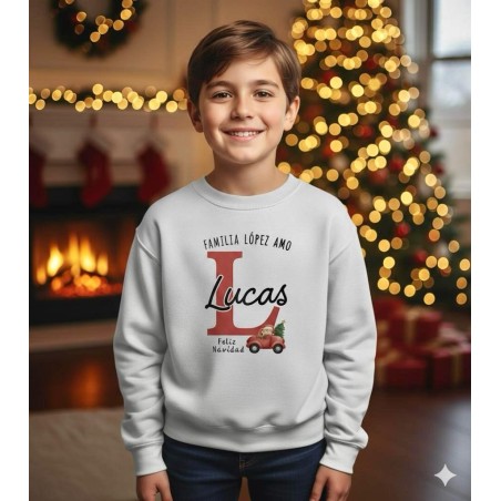 SUDADERA NAVIDAD PERSONALIZADA INICIAL
