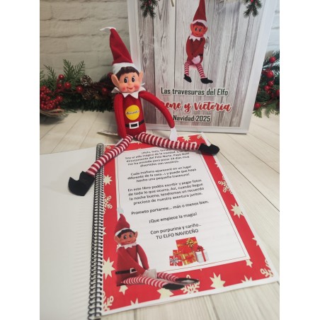 LIBRO DE TRAVESURAS PARA EL ELFO TRAVIESO DE NAVIDAD
