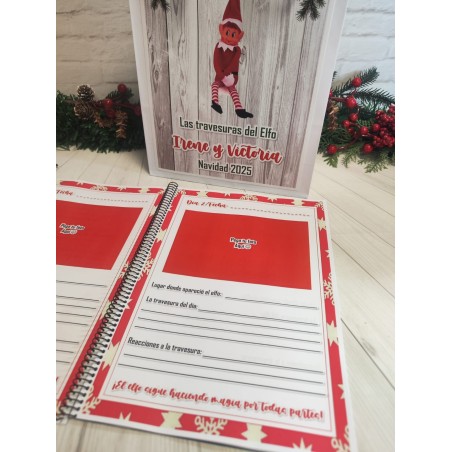 LIBRO DE TRAVESURAS PARA EL ELFO TRAVIESO DE NAVIDAD