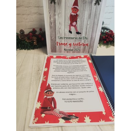 LIBRO DE TRAVESURAS PARA EL ELFO TRAVIESO DE NAVIDAD