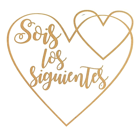 SOIS LOS SIGUIENTES - CORAZON MADERA BLANCA