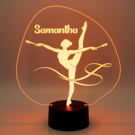 LÁMPARA LED PERSONALIZADA CON NOMBRE – GIMNASIA