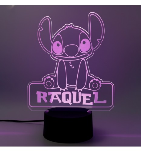 LÁMPARA LED PERSONALIZADA CON NOMBRE – STICH