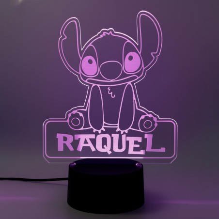 LÁMPARA LED PERSONALIZADA CON NOMBRE – STICH