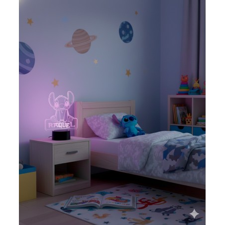 LÁMPARA LED PERSONALIZADA CON NOMBRE – STICH