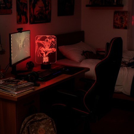 LÁMPARA LED PERSONALIZADA CON NOMBRE – SPIDERMAN