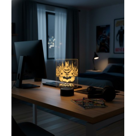 LÁMPARA LED PERSONALIZADA CON NOMBRE – BATMAN